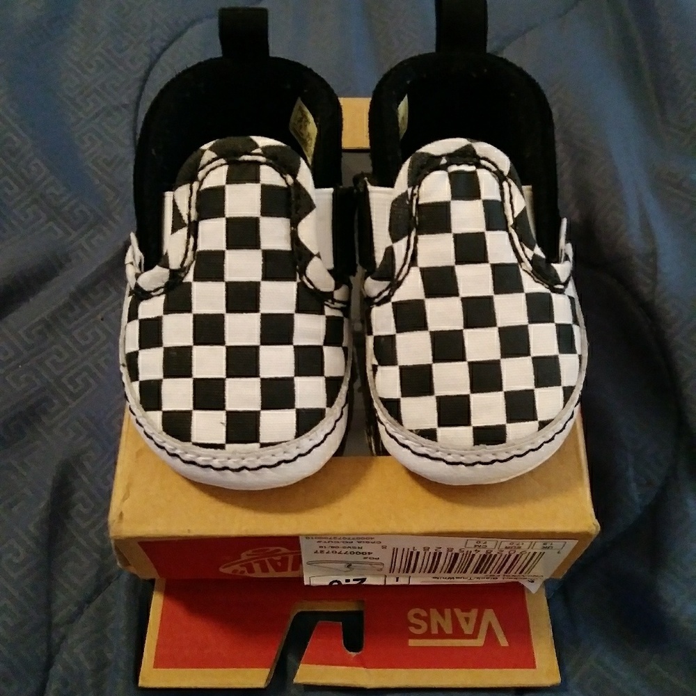 Infants slide on Vans